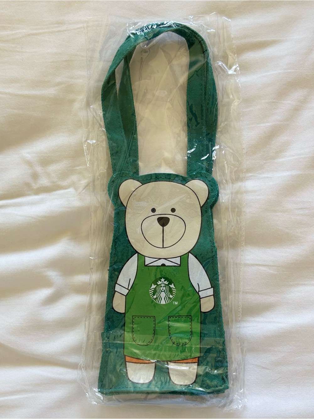 Starbucks Green Bear Bearista Bag. NWT!